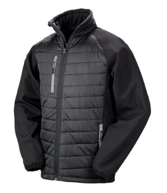 Result Black Compass Softshell Jacket