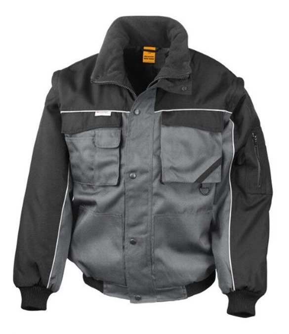 Result Workguard Zip Sleeve Pilot Jacket