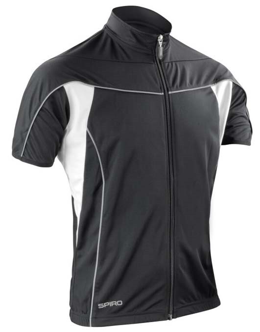 Men&#39;s Bikewear Full Zip Performance Top