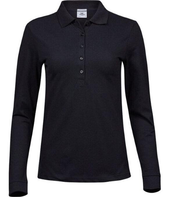 Ladies Luxury L/S Stretch Polo
