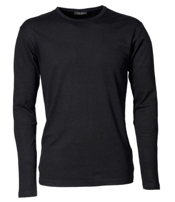Mens Long Sleeve Interlock Tee