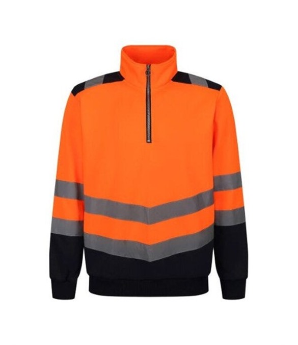 Regatta Hi Vis Pro 1/4 Zip Sweat Top