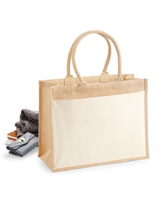 Cotton Pocket Jute Shopper