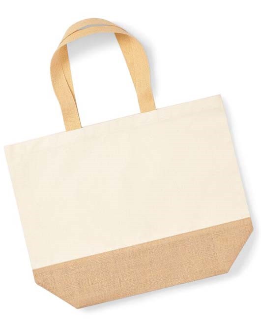 Jute Base Canvas Tote XL