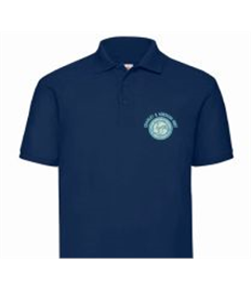 Men's Navy Polo  (Embroidered) 