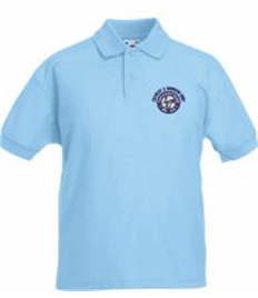 Children's Polo Sky Blue (Embroidered)